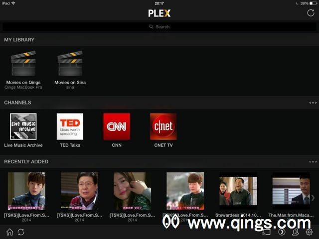 Plex家庭局域网媒体播放