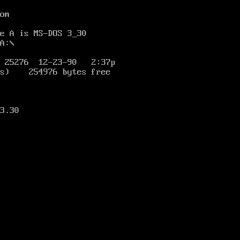 我曾经用过的操作系统 ms_dos3